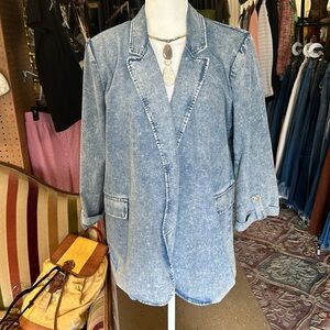 Denim blazer